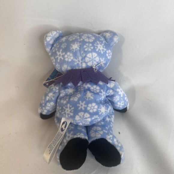 Grateful Dead Bean Bear Collection by Liquid Blue NWT "Snowflake"Bear 1990 - Picture 4 of 8